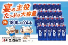 琉球泡盛 琉球パック 30度 1800ml×24 セット 泡盛 焼酎 地酒 お酒 ギフト 沖縄市 / 新里酒造株式会社 [BCAS031]