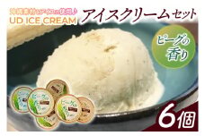 ビーグの香り アイス アイスクリーム セット 6個 ( 1種 ) UD ICE CREAM 沖縄素材をアイスに使用(AN003)