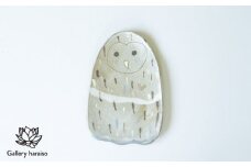 【沖縄のかわいい器】土の種のフクロウ皿