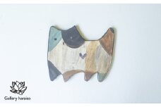 【沖縄のかわいい器】土の種のネコ皿　カラー