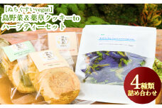 【ぬちぐすいvegan】島野菜＆薬草クッキーとハーブティーセット