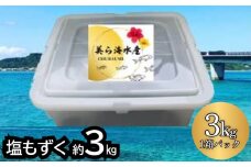 【美ら海水産】塩もずく（約3kg）