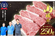 【入手困難】【幻の黒毛和牛】『山城牛』【雌牛限定】サーロイン250g　ステーキ用カット　精肉　発送前にカット　急速冷凍　鮮度抜群　高級　肉　牛肉　黒毛和牛　霜降り　雌牛　柔らか　ステーキ　BBQ　バーベキュー　沖縄　うるま市　山城牛


