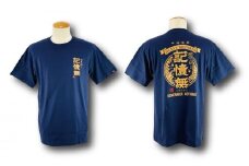 【海人工房】記憶無TシャツMサイズ×ネイビー
