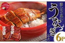 蒸したて風うなぎ3L（半身）×6P （中国産）
