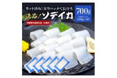 ＜沖縄県共通返礼品/糸満市＞ソデイカ スライス 700g(140g×5P)【1591577】