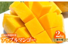 ＜2026年6月中旬から順次発送＞贈答用のアップルマンゴー2kg【1601772】