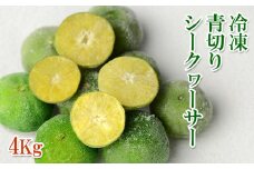 冷凍　青切りシークヮーサー　4キロ