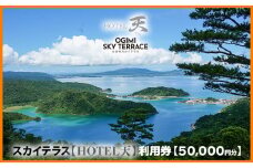 HOTEL天　大宜味スカイテラス　利用券【50000円分】 ホテル 眺め 絶景 自然 家族 券 レストラン 宿泊 食事 食事券 宿泊券 チケット イタリアン フレンチ 中華 旅 国内旅行 旅行 観光 おすすめ