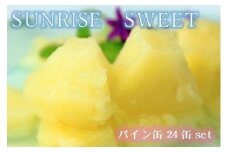 パインアップル缶詰【SUNRISE　SWEET】24缶セット