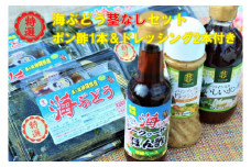 海ぶどう茎なしセット（ポンズ１本＆ドレッシング2本付き）
