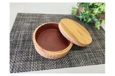 センダンの木で作ったお弁当箱まる1つ（1段）