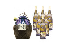 「今帰仁城43度古酒五升壺&仕次ぎ用十年古酒6本セット」
