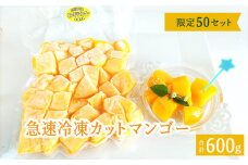 急速冷凍カットマンゴー　金蜜300g×２（限定50セット）【沖縄県今帰仁村産】