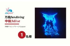 チケット ファンダイビング ｜ 中級3DIVE 1名様 万座近海【恩納村ラグーン】