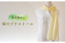 福木染め・絹のプチストール