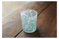 【琉球ガラス工房 硝子家すずめ】サンゴ＜ロックグラス＞ 〇 伝統工芸品 琉球ガラス 涼しげ おしゃれ プレゼント インテリア グラス 沖縄 読谷村 贈り物 雑貨 珊瑚礁 海 手作り