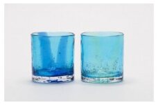 【RYUKYU GLASS WORKS 海風】はまういロックグラス2色セット