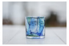 【RYUKYU GLASS WORKS 海風】ステンドロック（BLUE）