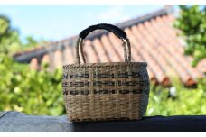 【LE KOOGEI(ル・コーゲイ)】カゴバッグ CORON P 五四柄 NATURAL