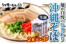 【ふるさと納税】ひまわり 沖縄そば 2食 袋入 3P