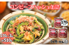沖縄ホーメル コンビーフハッシュ 170g　3缶　　牛肉 じゃがいも カレー チャンプルー 惣菜 缶詰 おかず 弁当 沖縄料理 長期保存 非常食 常備食 沖縄ホーメル