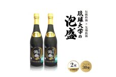 伝統技術×先端技術「琉球大学の泡盛30度 R217」500ml×2本【1500943】