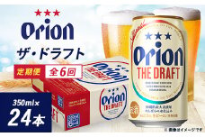 ＜毎月定期便＞オリオンビール ザ・ドラフト(350ml×24缶)全6回【4058704】