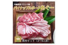パイナップルポークあぐー焼肉セット(3～4人前)【1386186】