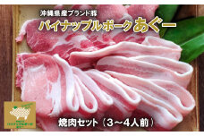 パイナップルポークあぐー焼肉セット(3～4人前)【1386186】