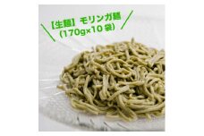 ＜生麺＞もちもち触感のモリンガ麺10食セット【1387632】