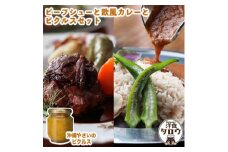 ビーフシチュウと欧風カレーと沖縄野菜のピクルスセット【1389379】