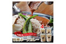 沖縄県豚パイナップルポーク欧風カレー4食セット【1389399】