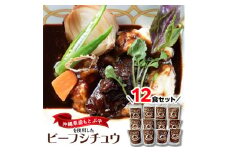 沖縄県産の和牛を使った10年ビーフシチュウ12食セット【1389409】