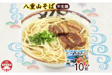 八重山そば 半生麺 2人前×5袋(そばだし、島胡椒ヒハツ付き)【1455647】