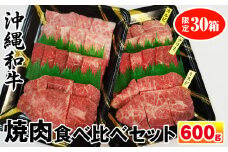 沖縄和牛　焼肉食べ比べセット600g