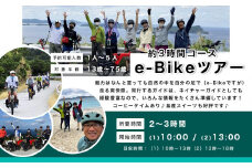 【ふるさと納税】ガイドツアー e-Bike（電動アシスト付き自転車）ツアー 渡嘉敷島・約3時間コース