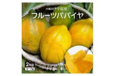 伊平屋産のフルーツパパイヤ 2kg【1497086】