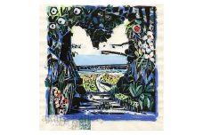 名嘉睦稔　木版画「ハートの緑門」＆島の特産品No27ーA