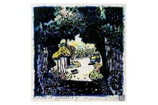 名嘉睦稔　木版画「立ち止まる陽影」＆島の特産品No48ーA