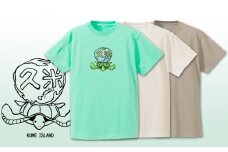 久米島の亀ロゴマークＴシャツ：メンズ・XL