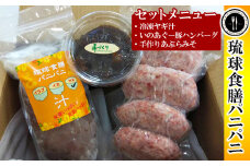 【琉球食膳パニパニ】冷凍ヤギ汁・いのあぐー豚ハンバーグ・手作りあぶらみそセット - ご当地 ご当地グルメ やぎ 山羊 郷土料理 くせ強 ローカルテイスト ハンバーグ 豚肉 冷凍 油味噌 あぶら味噌 ごはんのお供 定食 沖縄料理 沖縄県 八重瀬町