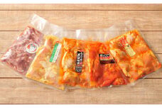 ★やんばる若鶏５点セット★山原若鶏むね肩肉の味付＆砂肝の味付 - 国産 チキン 鶏肉 若鶏 詰め合わせセット ジューシー 小分け 便利 おすすめ 沖縄県 八重瀬町