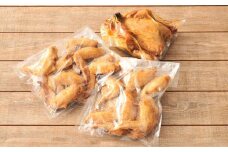 ★やんばる若鶏３点セット★ローストチキン＋手羽先のロースト×２セット - 国産 チキン 鶏肉 若鶏 やわらか ジューシー クリスマス おすすめ 沖縄県 八重瀬町