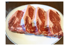 ニューヨークステーキ(サーロイン250ｇ×4枚)　合計1kg - ステーキ肉 サーロイン 牛肉 ４枚 1kg １kg サーロインステーキ 味付き ソース付 ボリューミー 小分け 便利 おすすめ 沖縄県 八重瀬町