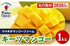 【先行受付】【2026年発送】ママチチマンゴーファームのキーツマンゴー約1kg - 先行予約 沖縄 産地直送 南国フルーツ 旬の味覚 沖縄県産 国産マンゴー 希少種 季節の果物 沖縄県 八重瀬町