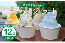 由布島茶屋手作り マーハルジェラート 12個詰合わせ