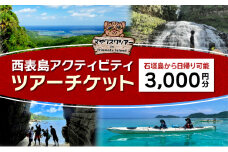旅行券 沖縄 チケット 西表島 アクティビティ ツアーチケット 3,000円 旅行クーポン 旅行 体験 観光 クーポン
