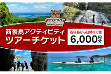 旅行券 沖縄 チケット 西表島 アクティビティ ツアーチケット 6,000円 旅行クーポン 旅行 体験 観光 クーポン