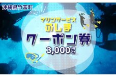 「マリンサービスふしま」で使えるクーポン券 3,000円分